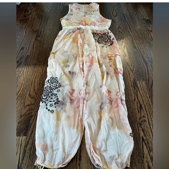 Free People FP Movement Colorburst Embroidered One Piece Jumpsuit NWOT - Picture 3 of 3